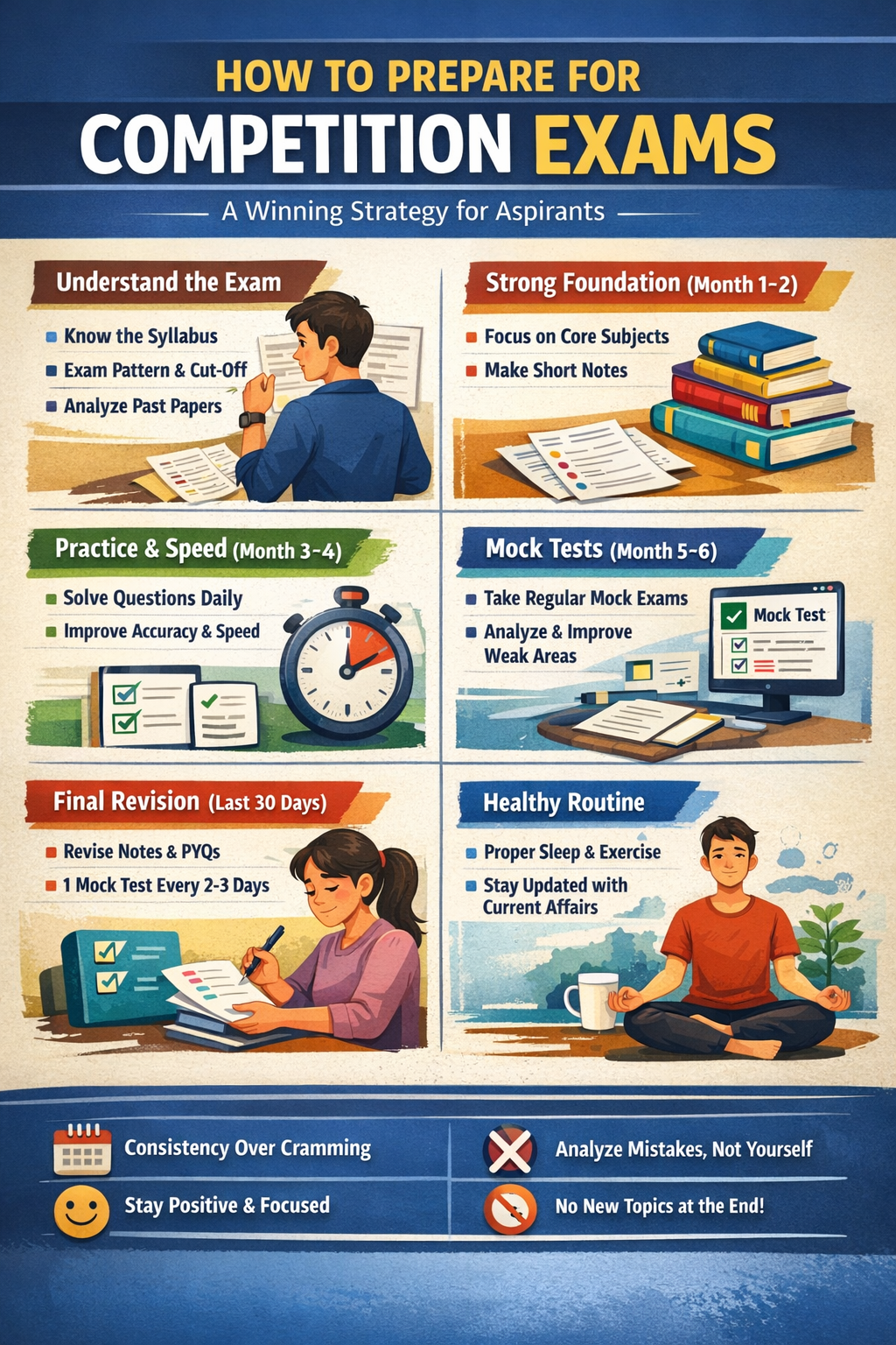 How to Prepare for Competitive Examinations: A Step-by-Step Strategy for Aspirants